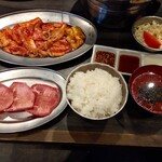 桜食堂 - がっつり焼肉ランチC　（お肉は各3切れ）