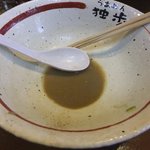 ラーメン独歩 - 骨粉