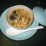 ゆめみの宿 観松館 - 【夕食】フカヒレスープ【２０１１年１０月撮影】