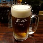 Hoppisennin - サーバーのハーフ＆ハーフ（700円）