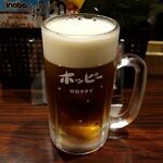 ホッピー仙人 - サーバーのハーフ＆ハーフ（700円）