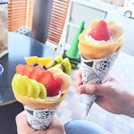 KIWAJI - しあわせの森&苺バナナ生クリーム♡