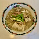 ラーメン 哲史 - 近江黒鶏と舞茸の和風塩ラーメン 1300円　※限定
