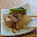 手打ち蕎麦 眞壁 - 「大根煮」
