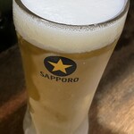 大倉山もつ肉店 - 中生