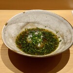 鮨 さいとう - 自家製のポン酢のまろやかなこと