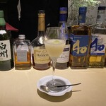 永目 - 本日のデザート  梨とアプリコットのスムージー