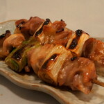 Negima skewers (sauce)