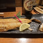 磯くら - 焼魚コース2860円の焼魚（萩産さばの一夜干し）