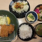 かつ銀 - ランチメニュー（かさねランチ）1,628円