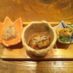 魚弥長久  - 先付けからしてスキの無い出来映え