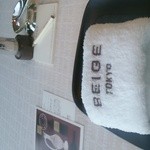 ベージュ アラン・デュカス 東京 - おしぼり