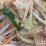 SL中華つけ麺 - 野菜炒め（アップ）