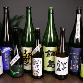 We are confident in our selection of rare local sake and shochu from Kyushu.