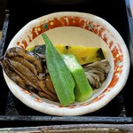 ばなゝや - 煮物　牡蠣/ 南瓜/ 舞茸/ オクラ