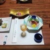 鳥居楼 - 食前酒、酢の物、刺身とか色々