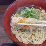 Manekino Ekisoba - ほぼ衣の天ぷらに染みたつゆが旨いw　でも麺は普通のえきそばの方がええなあ。