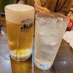 Izakaya Chouchin - 生ビール＆レモンサワー