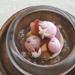 サンス・エ・サヴール - 無花果のデザート