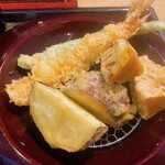 百承蕎麦 大和 - さつま芋の天ぷらが超絶美味しかったです。
