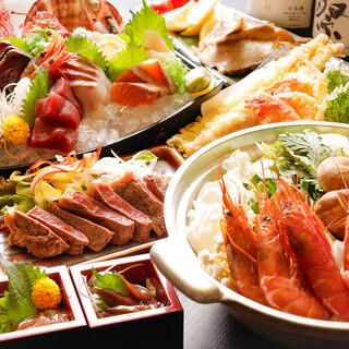 Delivered directly from the fishing port and extremely fresh! All-you-can-drink course starts from 3,000 yen◎