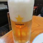 カレーコーナー三原 - 生ビール（４００円）