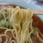 勝己食堂 - 麺アップ