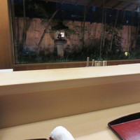 赤坂 菊乃井 - カウンターからの眺め。