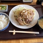 Hishidaya - ①豚肉生姜焼き定食1490円