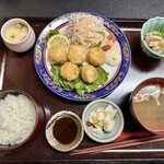 寿司御食事処 まきば - 帆立フライ定食¥1200