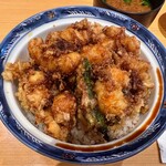 之村 - ミックスかき揚げ丼