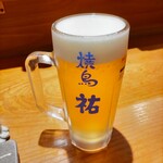 Yakitori Yuu Arakaruto - 生ビール