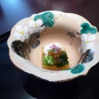 京都 吉兆 名古屋店 - 先付：鱧と煮凝