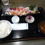 平の食堂 - 刺身定食(竹)