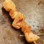 木挽町 とも樹 - 本ミルと北寄貝の紐と柱の炙りです