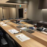 Kanda Sushi Chikamatsu - カウンター