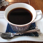 遊の丘 - 十割手打ちそば＋ドリンク＋デザート付￥1100の本日のコーヒー（H25.11.1撮影）