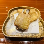 山はしる - 手羽先とセルフィーユルートの唐揚げ