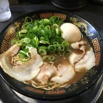 がむしゃら 東京中野店 - 茶とんこつラーメン(魚介)
