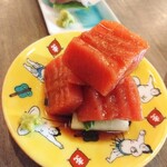 SAKEのちサカナ時々、そば しゅぼ - 本マグロのトリュフかえし醤油漬け 990円