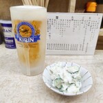 ラーメンがんことんこつ - 生ビール