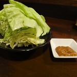 やきとん　すずき - 味噌きゃべつ