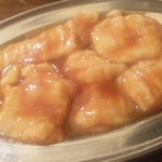 ホルモン俵屋 - シマチョウ辛味噌680円