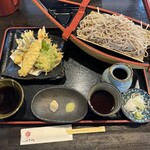 Sobadokoro Sekiya - 天ぷら10割蕎麦セット
