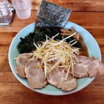 ラーメンショップ - 2023年8月　ネギミソチャーシューメン+ワカメ増量　1000+150円