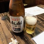 番屋ながさわ - 瓶ビールで。