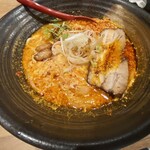 Ookara Ninniku Akai Tora - 大辛ニンニクラーメン3辛