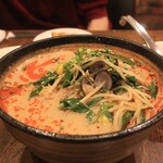Aguni - 清水さんの涸沼シジミを使ったタンタンスープ餃子
