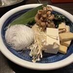 Kago no ya - 湯葉と乾燥生麩はこんな感じ。