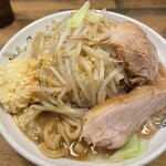 麺屋 奏 - 豚そば250g、野菜ニンニク